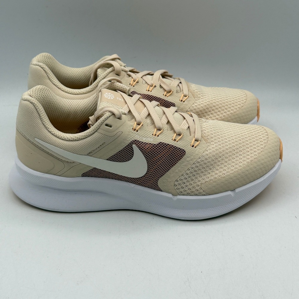Nike Run Swift 3 Shoes Womens Size 6 Sail Orange Chalk Running DR2698-107